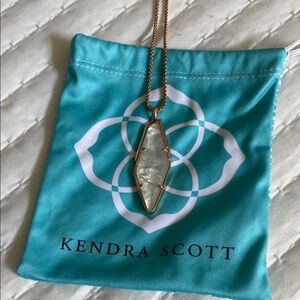 Kendra Scott Iridescent Arrowhead Necklace